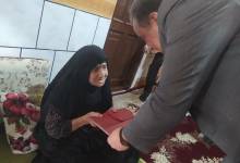 دیدار استاندار ایلام با خانواده ‌شهیدان مولایی و ندیم در دره‌شهر
