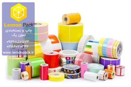 استفاده از لیبل پشت چسب دار در صنایع غذایی