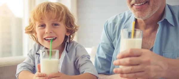 Dosage of milk protein