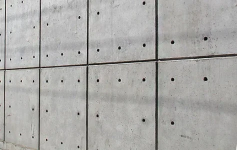 What is exposed concrete?