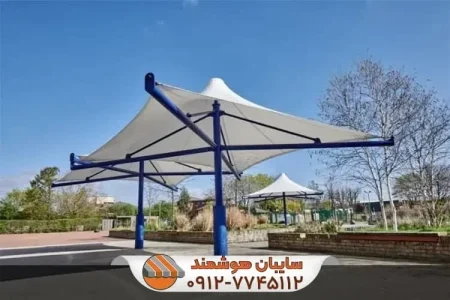 انواع سایبان منزل برقی و دستی با سایبان منصف
