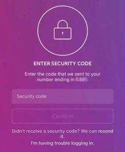 مشکل عدم دریافت کد تایید توسط اینستاگرام