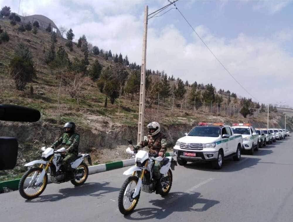 آماده باش نوروزی یگان حفاظت منابع طبیعی استان تهران