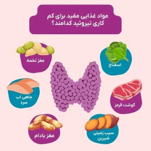 برای کم کاری تیروئید چه بخوریم؟