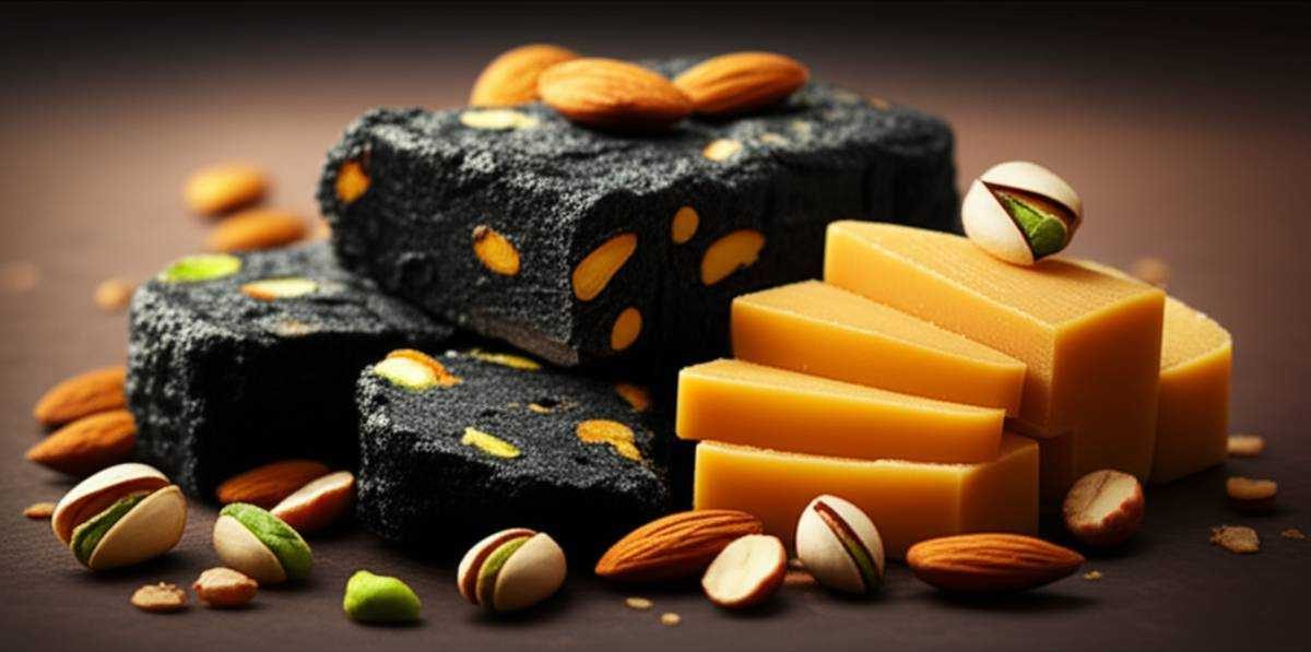 حلوای سیاه، زنجبیل و رسته: میان وعده ای شیرین و مقوی