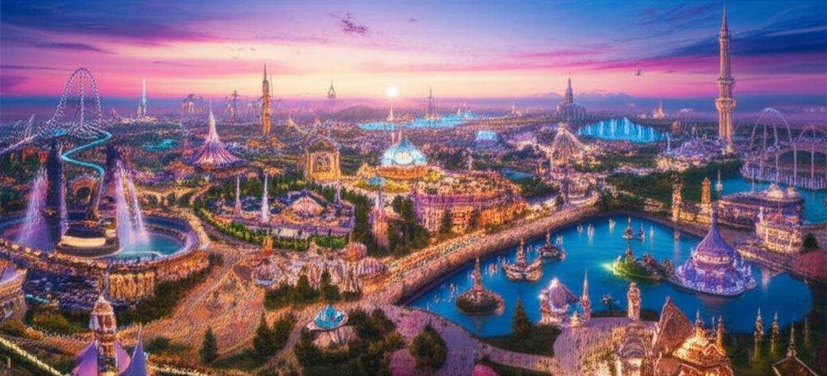 شهربازی بزرگ: سرزمین شگفتی ها و هیجان بی پایان