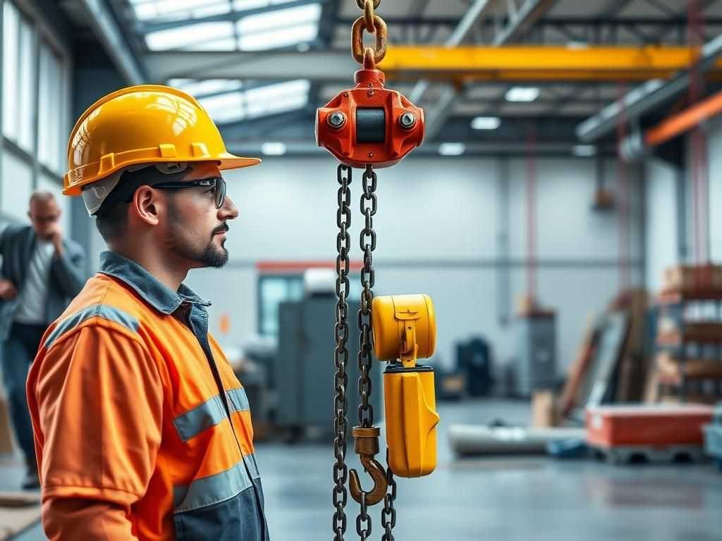 نکات ایمنی هنگام استفاده از وینچ زنجیری در کارگاه ها و پروژه های ساختمانی