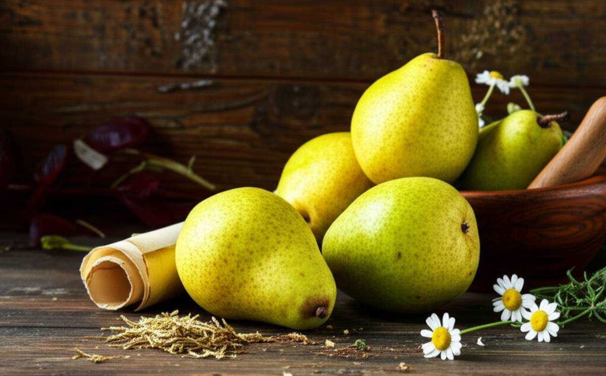 خواص گلابی در طب سنتی: راهنمای کامل فواید و طبع درمانی