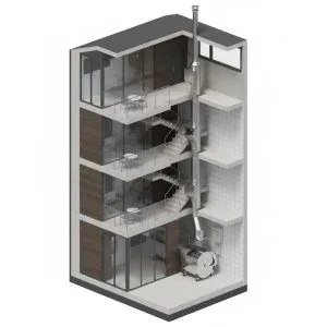 اجزای تشکیل دهنده سیستم شوتینگ زباله