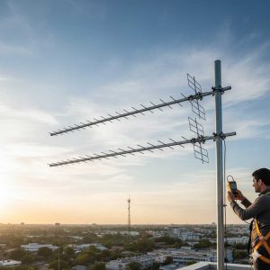 بهترین زاویه نصب آنتن های یاگی (Yagi Antennas) برای دریافت دکل های دوردست