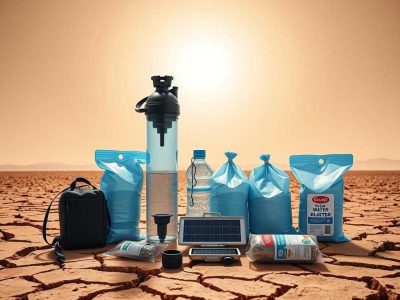 وسایل لازم برای مواقع بی آبی