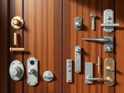 بهترین قفل و دستگیره درب چوبی