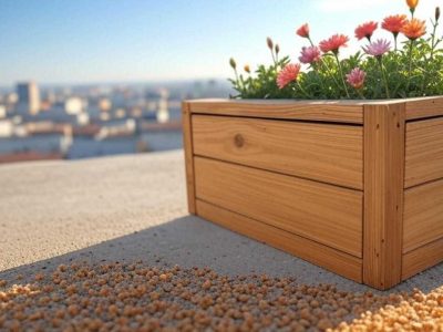 فلاور باکس چوبی: تلفیق هنر و طبیعت برای خلق فضایی دلنشین (راهنمای جامع خرید، طراحی و نگهداری) فلاور باکس ترموود